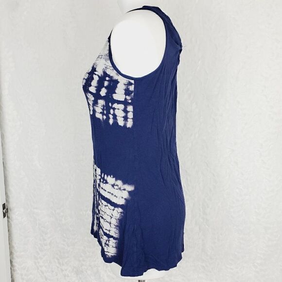 B.L.E.U tie dye tank tunic blue Size Small - Picture 2 of 6